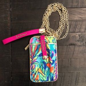 Lilly Pulitzer ID / Phone wristlet and crossbody